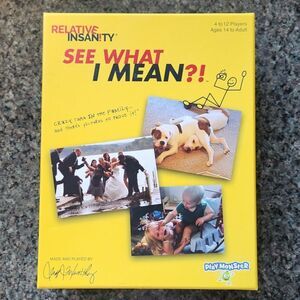Relative Insan!ty See What I Mean?! Party Game from Jeff Foxworthy (New in Box)